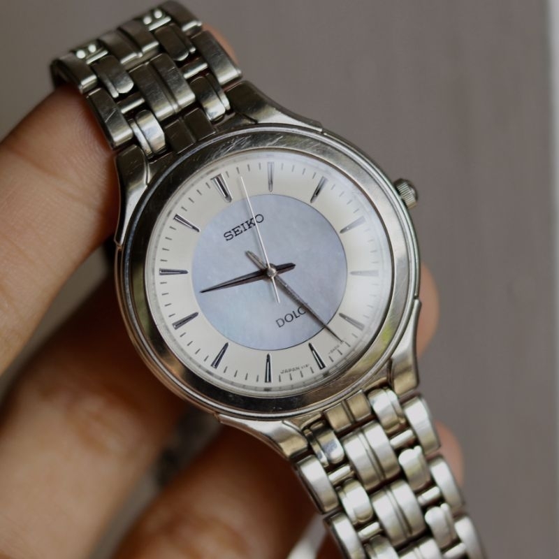 Seiko Dolce Double Layer Grey Dial