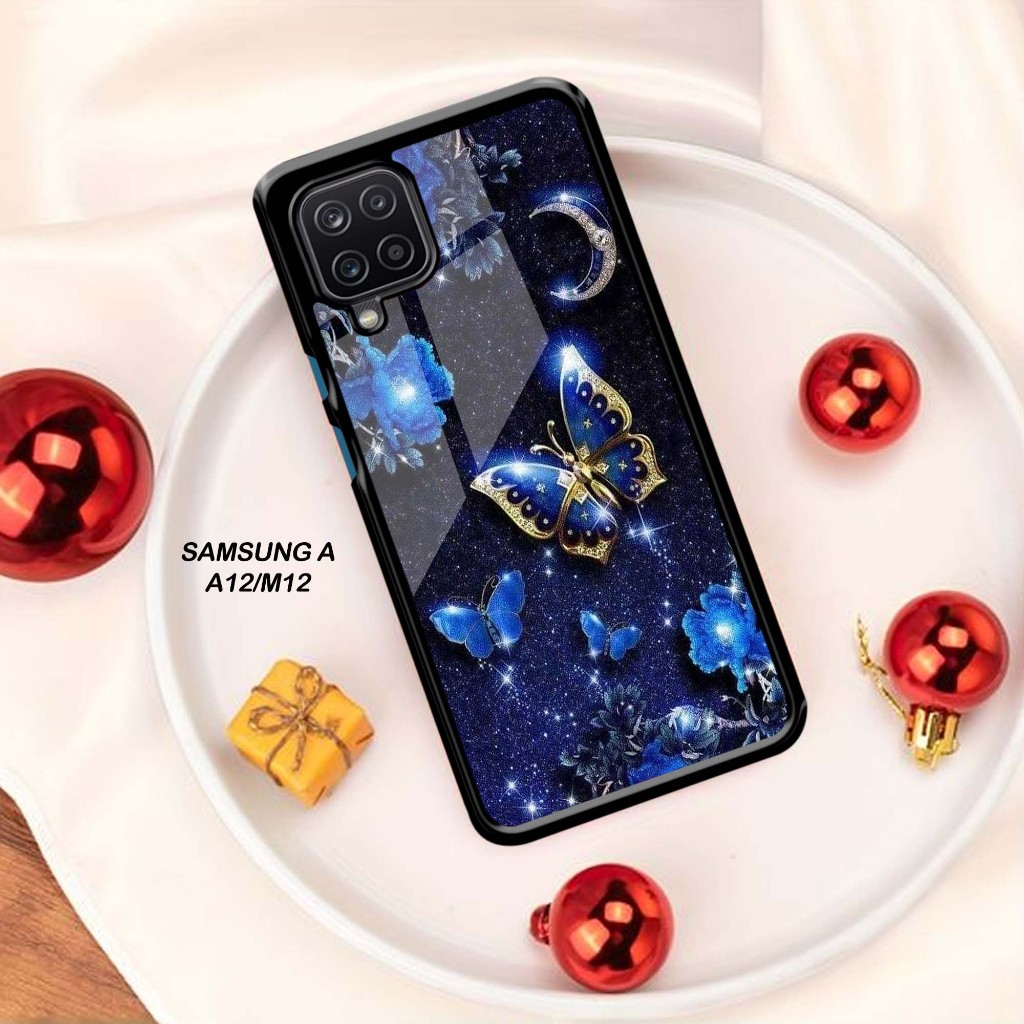 Case Samsung A12/M12 Terbaru  - Hardcase 2d glossy - kesing hp - Hardcase Hp Paling laris - Top One 