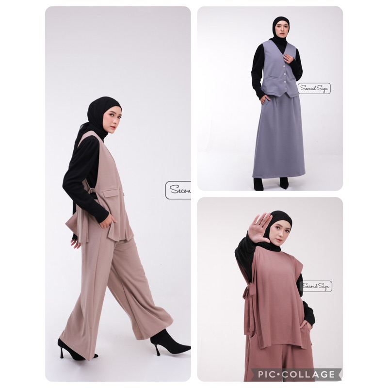 Second Sign Blazer Set - Atas Bawah Second Sign