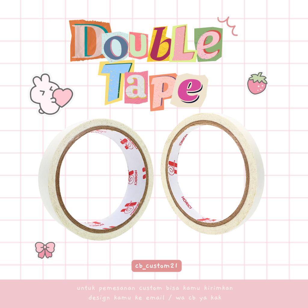 

Double Tape / Esolasi Bolak Balik