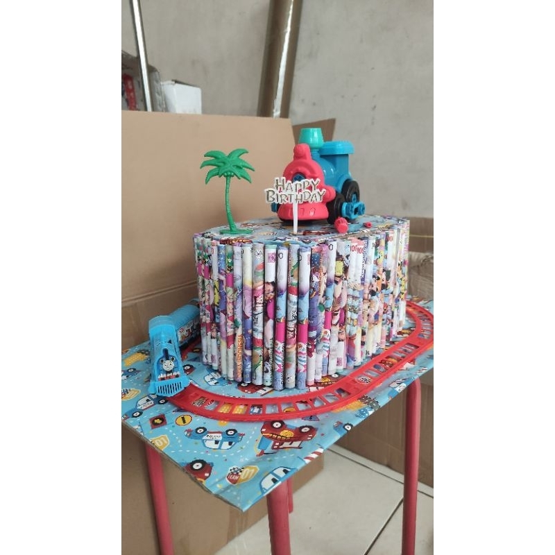 

Mainan Tower Happy Birthday Ulang Tahun Hampers Snack