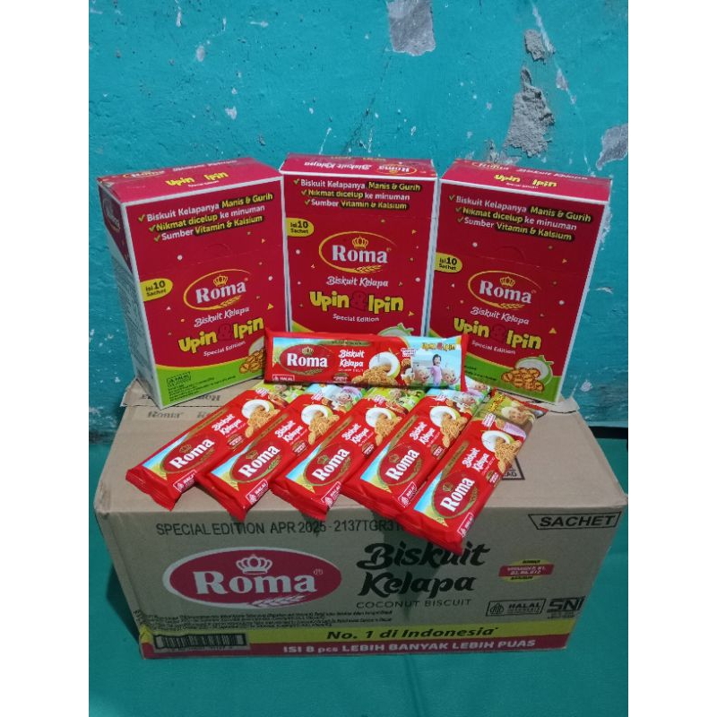 

ROMA kelapa sachet kemasan baru 1 box isi 10sachet