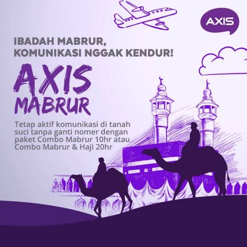 PAKET INTERNET AXIS MABRUR UMROH HAJI