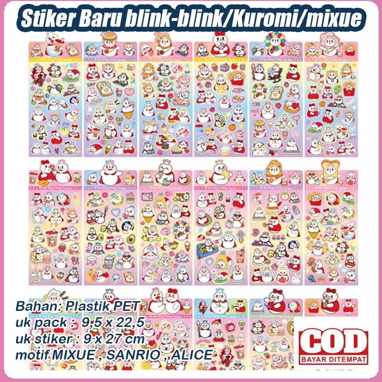 

Nyaman BISA COD Stiker Baru blinkblink MIXUE Harga PromosiGambar Lucu Perempuan 12 pcs SOUVENIR Murah
