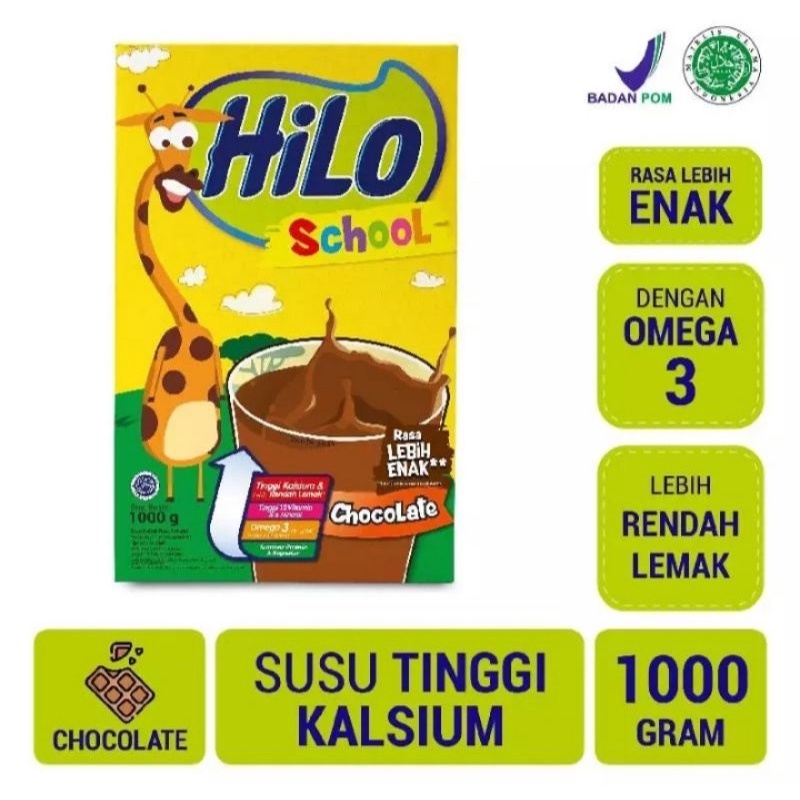 Hilo School Coklat Vanila 1000g (Citra Susu)