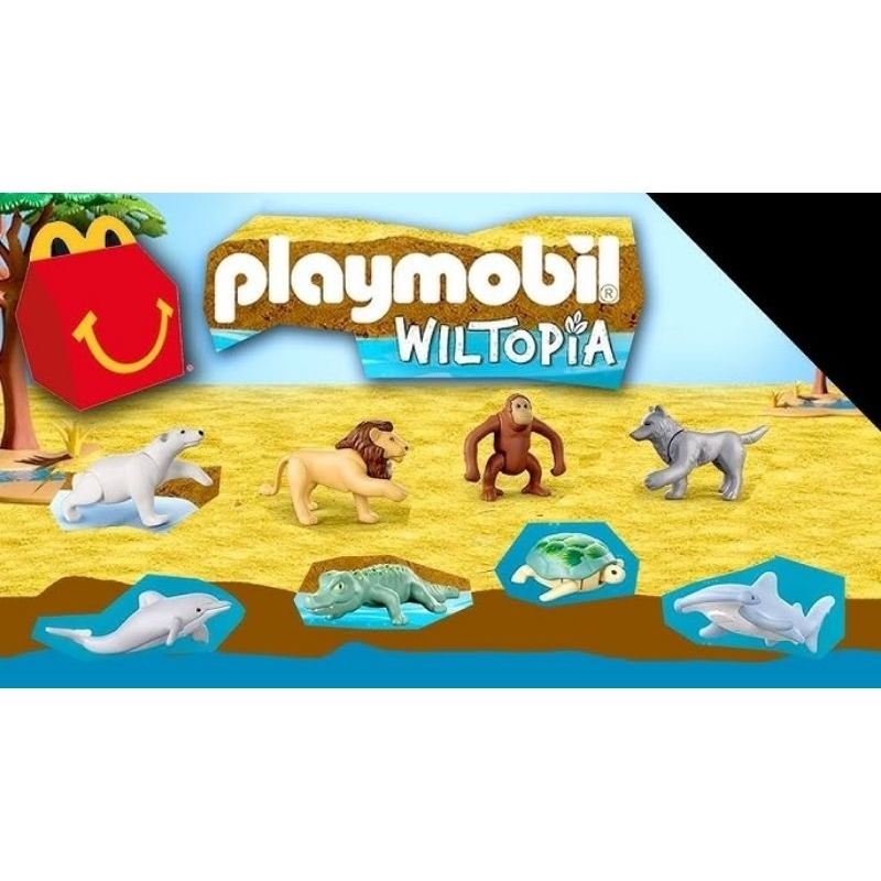 Mainan Happy Meal Mcd Wiltopia Playmobil