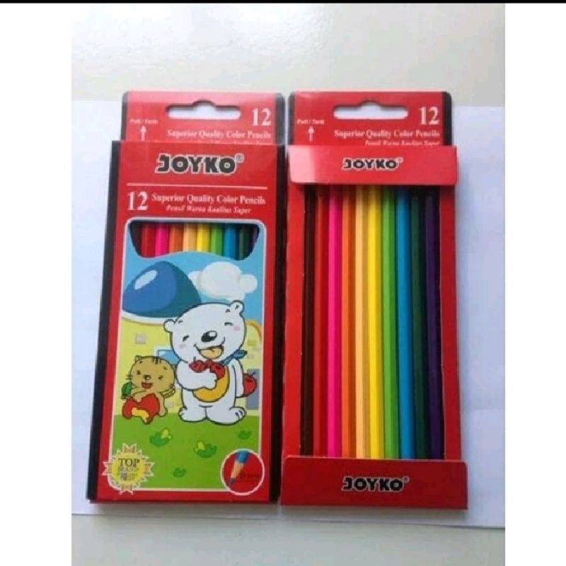 

PENSIL WARNA JOYKO PANJANG 12 WARNA