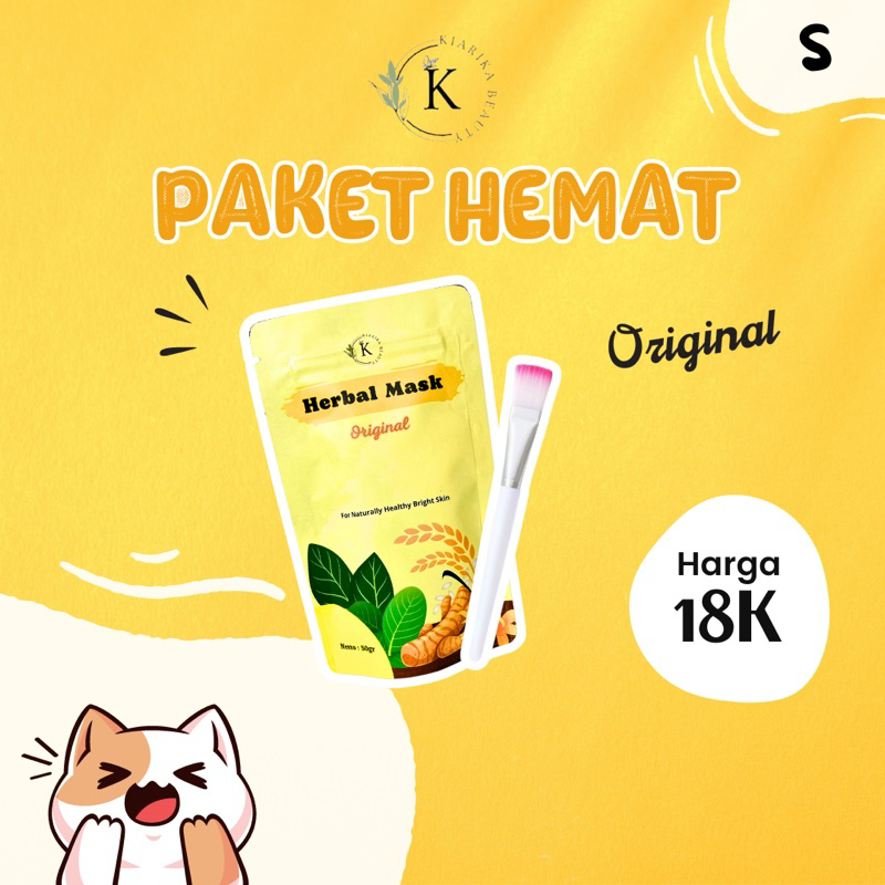 

PAKET HEMAT S - Herbal Mask by Kiarika Beauty