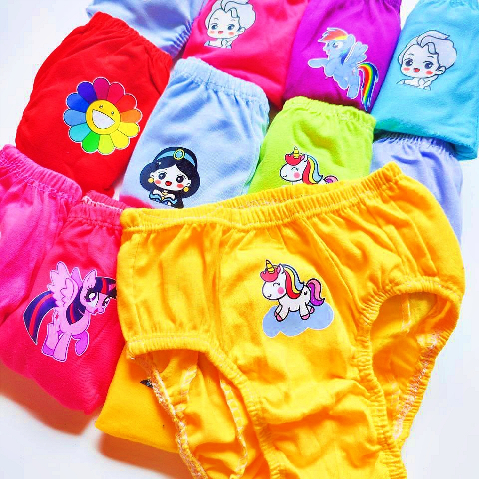 CD PREMIUM CELANA DALAM ANAK PEREMPUAN LAKI-LAKI GAMBAR KARAKTER WARNA POLOS PREMIUM KAIN DISTRO BAN