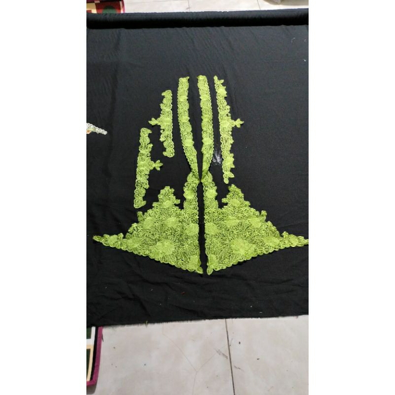 Renda bordir kebaya encim (renda saja)