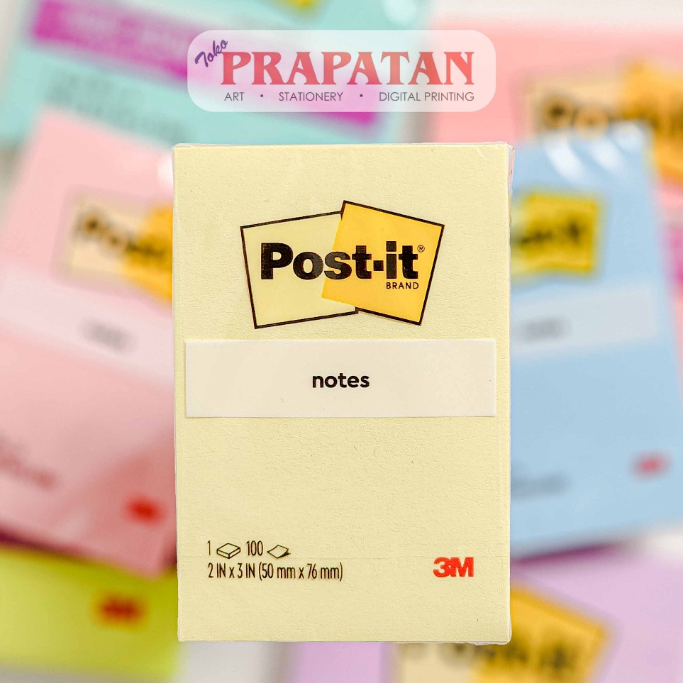 

Kualitas Terbaik Post it 3M 656 Sticky Note 5x76mm Notes Memo Tempel