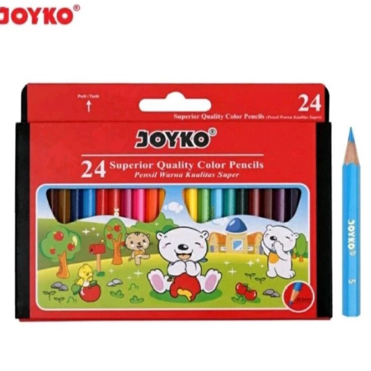 

Garansi Murah Pensil Warna Joyko Pendek CPS24 1set24wrn