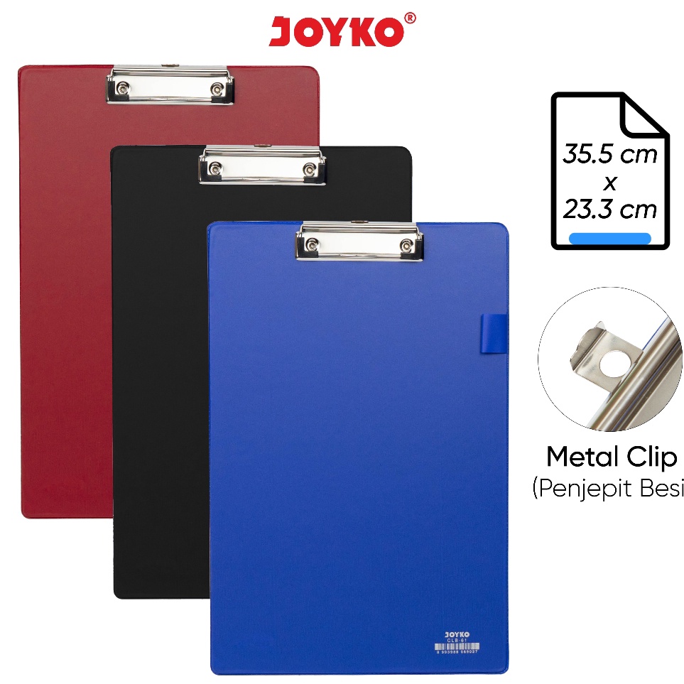 

Diskon Terbaik Clipboard Papan Jalan Alas Ujian Joyko CLB61 F4