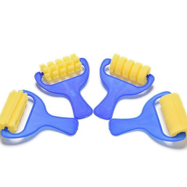

Pasti Berkualitas Kid Paint Sponge Roller Spons Lukis isi 4