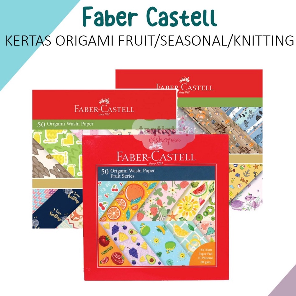 

Diskon Populer Faber Castell Kertas Origami Washi Paper 5 Lembar Motif Fruit Series Seasonal Knitting Pattern