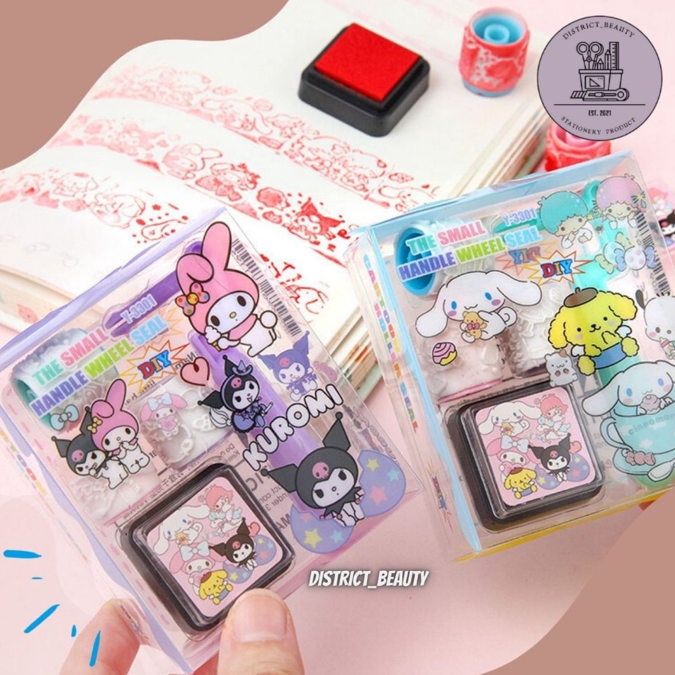 

Serbu Baru STEMPEL ROLL MAINAN ANAK KARAKTER SANRIO ROLL STEMPEL KUROMI CINNAMOROL STAMP ROLL LUCU