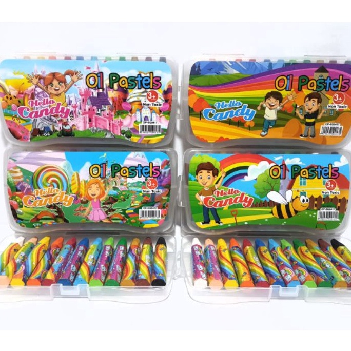 

Kualitas Premium Harga Grosir 5packs 6pcs Warna Crayon Krayon Mini 12 Warna