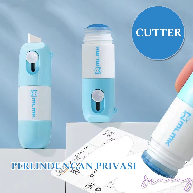 

Murah Terupdate Box Opener Roller Stamp Cutter Pembuka dan Penghapus Resi PaketSuning Mall