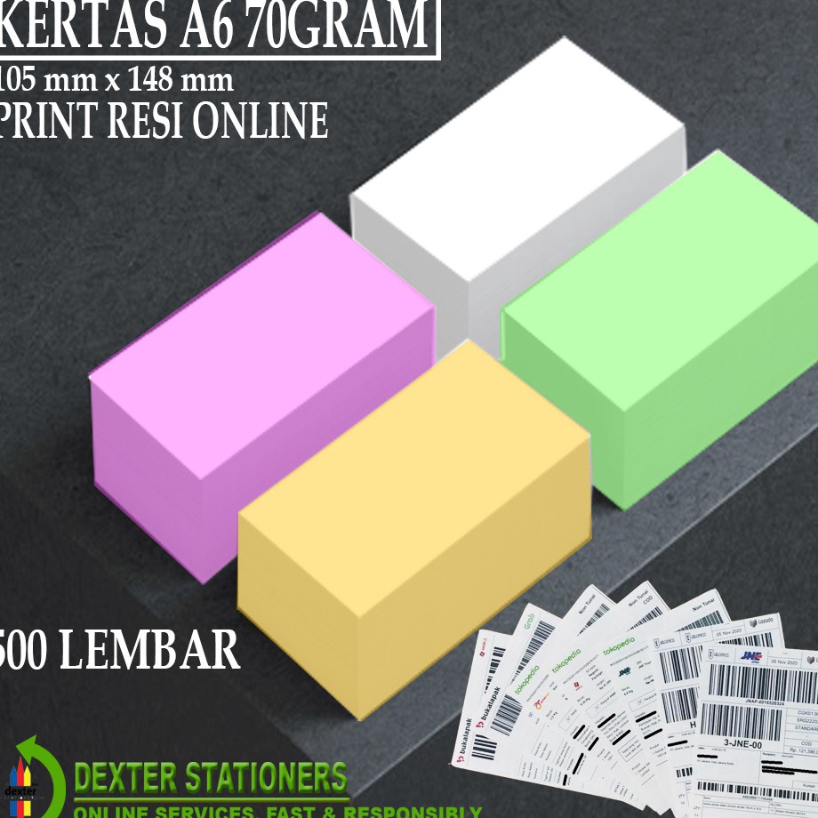 

Spesial Price KERTAS RESI KERTAS HVS A6 7 GRAM KERTAS HVS A6 WARNA KERTAS A4 DIBAGI 4