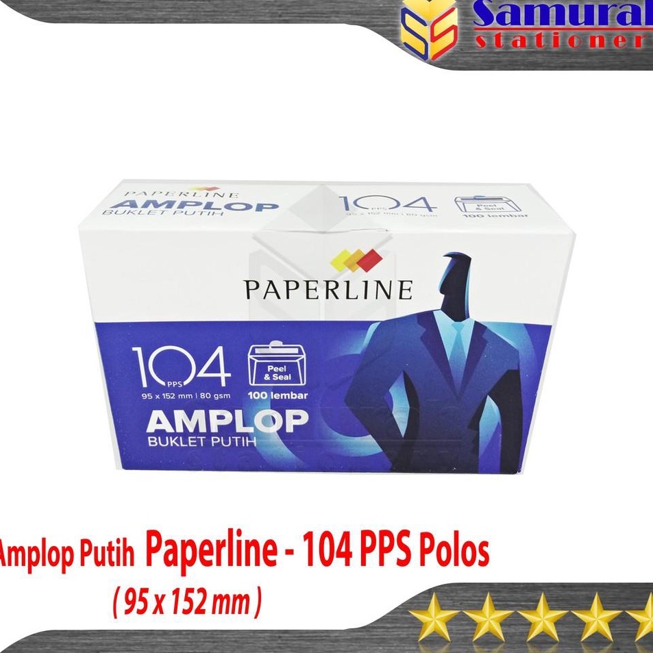 

Promo Sekarang Amplop Kertas Putih Polos Paperline 14 pps isi 1 95 x 152 mm isi 1 8 Gsm Kecil