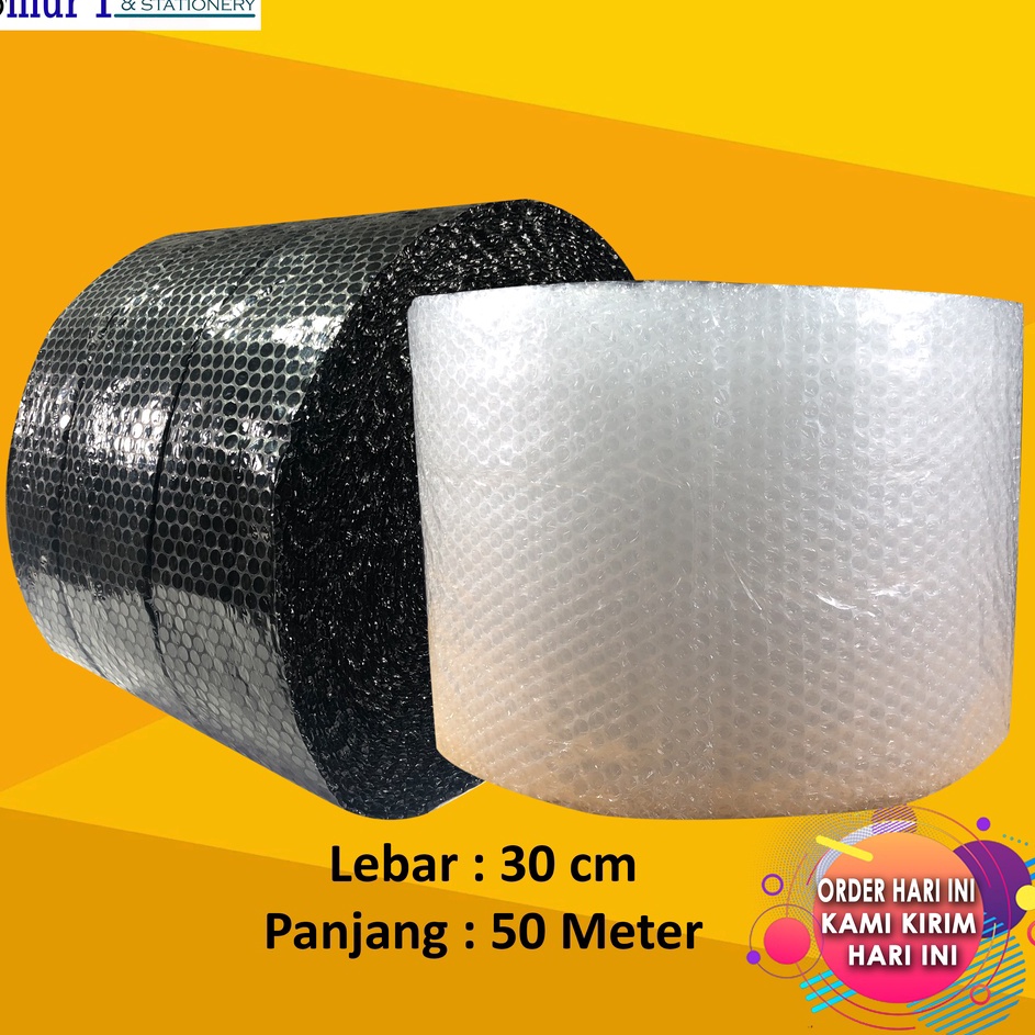 

Garansi Harga BUBBLE WRAP 5 METER X 3CM TEBAL READY HITAM PUTIH