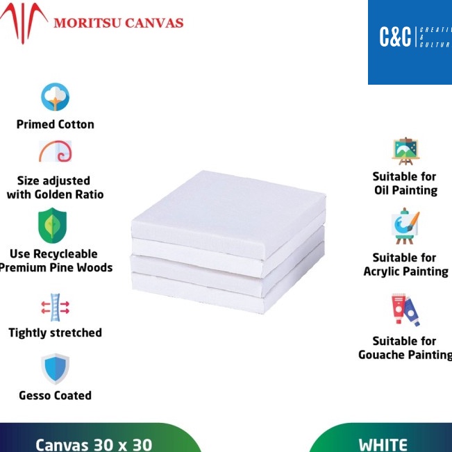 

Serba Update Kanvas Lukis Moritsu 3 x 3 Student Edition Moritsu Canvas 3 x 3