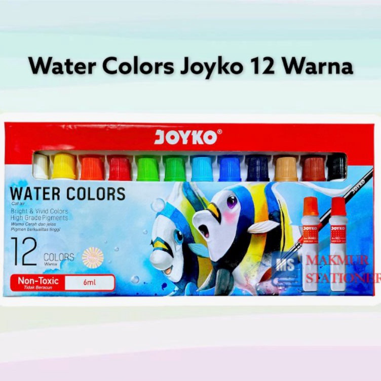 

Serbu Promo Water Color Cat Air Joyko WAC6ML12 Warna
