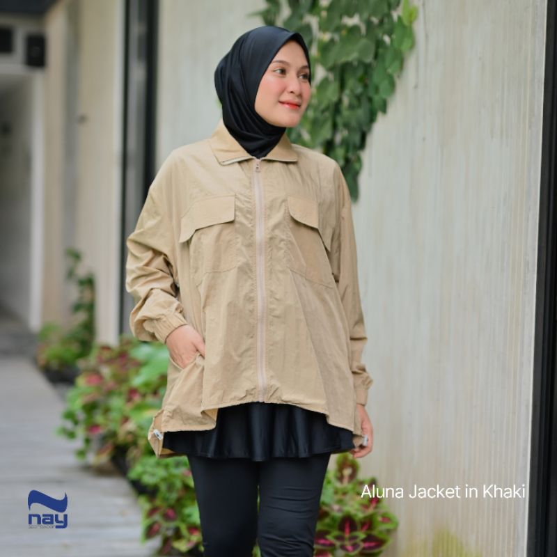 Jaket Olahraga Aluna By Nay Sportswear Original