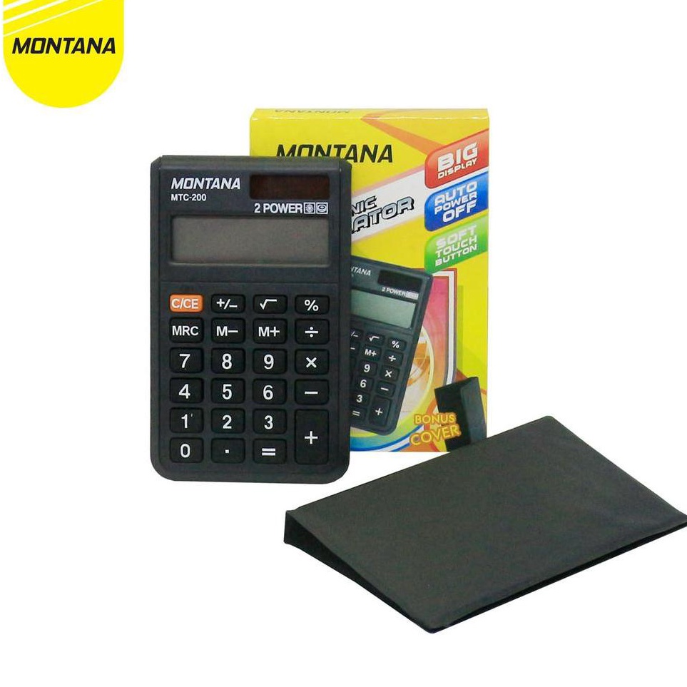 

Grosir Murah MONTANA Calculator Kalkulator Montana MTC 2 P 8 Digits