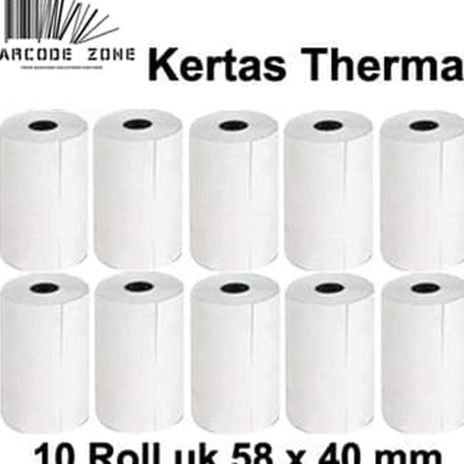 

Harga Update Kertas Struk Thermal Paper POS Mobile Printer EDC VSC 58x4mm 13