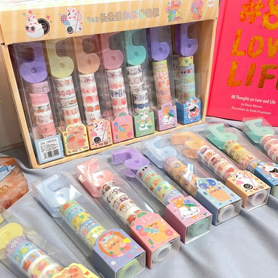 

Segera Dapatkan PAKET SELOTIP 1 SET ISI 8 FREE DISPENSER TAPE MODEL IMUT FANCY MURAH GAMBAR MOTIF LUCU WARNA WARNI UKURAN KECIL STATIONARY UNIK BEST QUALITY READY COD DAN GROSIR