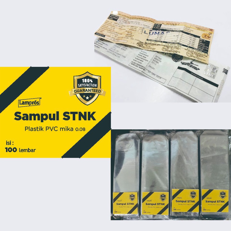 

Paket Kejutan Sampul Plastik STNK Mika STNK Cover STNK 1pcs