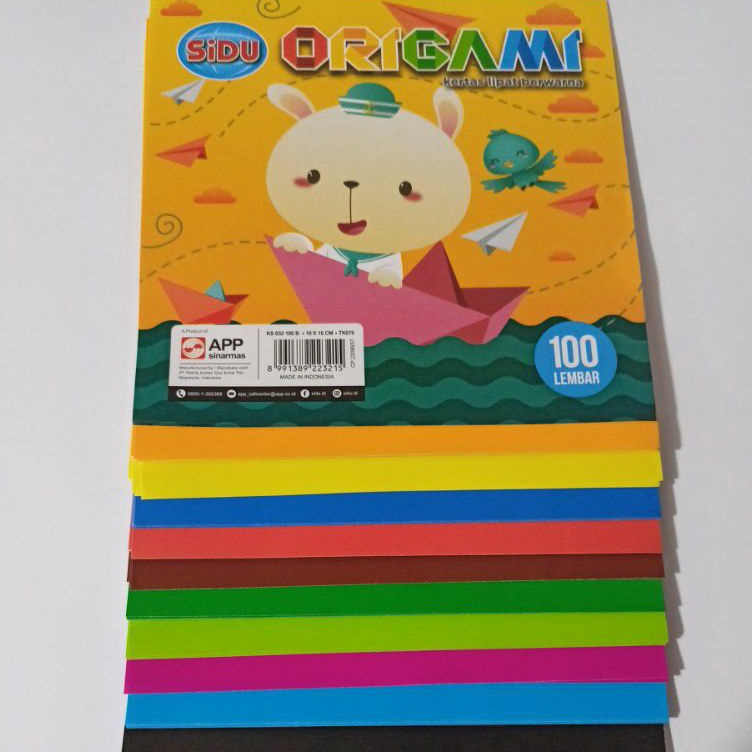 

Pasti Update Origami Sidu Kertas Lipat Warna isi 1Lembar16cm x16cm