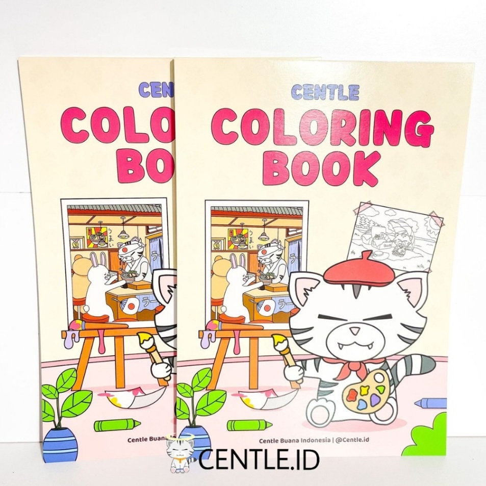 

Special Surprise CENTLEID BUKU GAMBAR KREATIFITAS ANAK COLORING BOOK A4 ALATALAT TULIS AESTHETIC