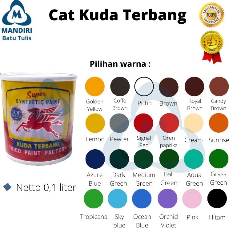 

Pasti Keren Cat kuda Terbang Kecil 1 Cat Besi Cat Kayu Cat Minyak