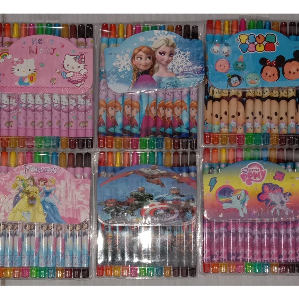 

Top Promo Promo Crayon Putar Panjang 12 Warna