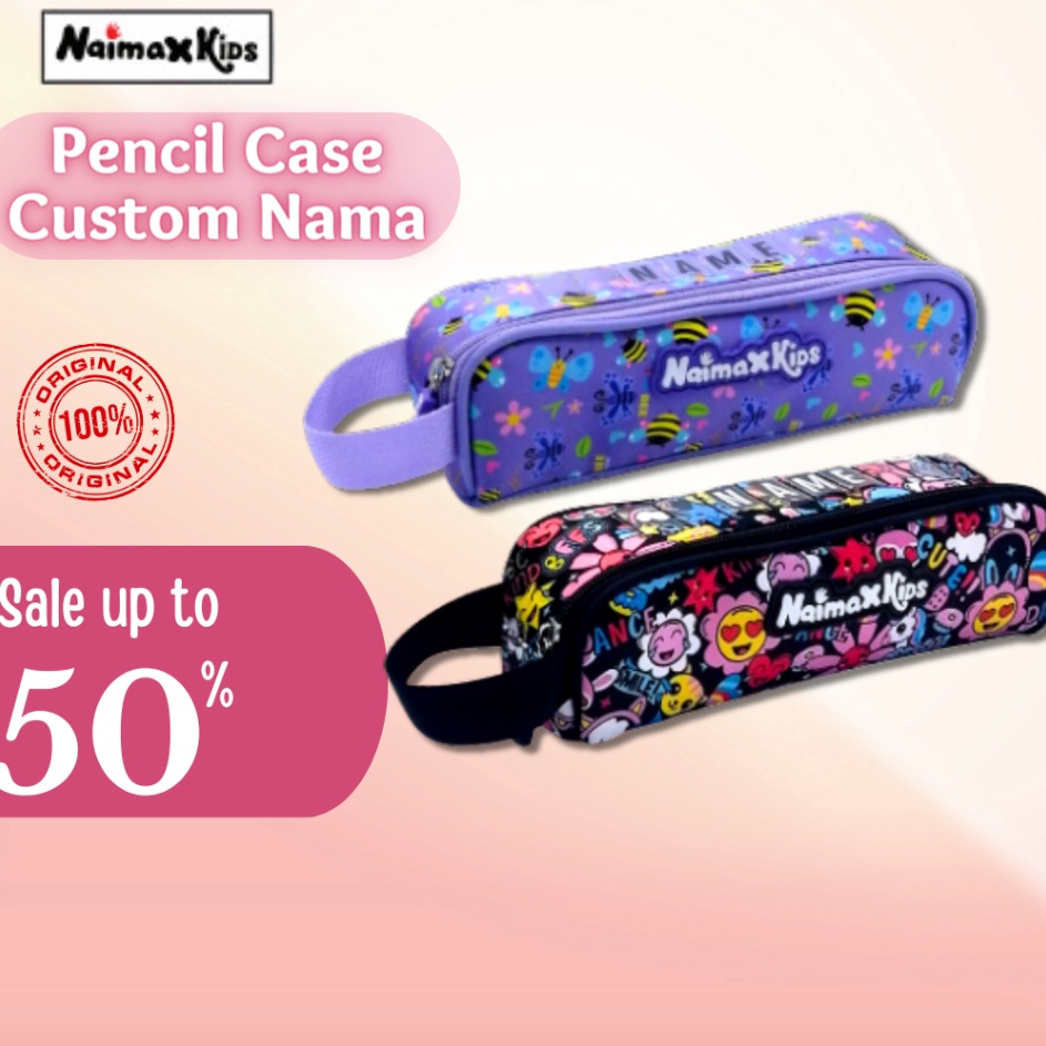

Diskon Kepuasan Pencil Case Custom Nama Naimax kids Pencil Case Small Anak Perempuan