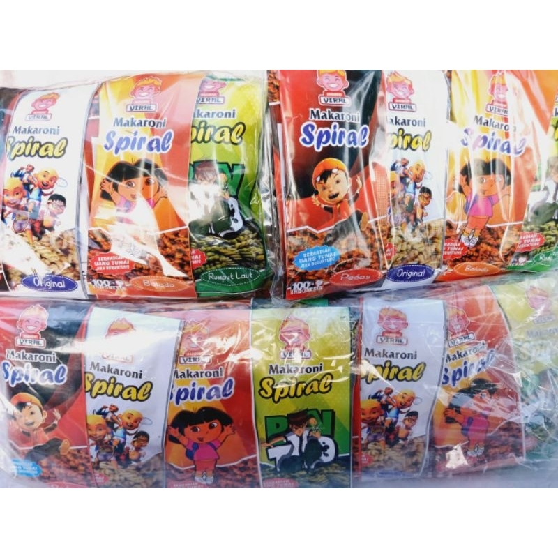 

SNACK VIRAL MAKARONI SPIRAL 120 PCS