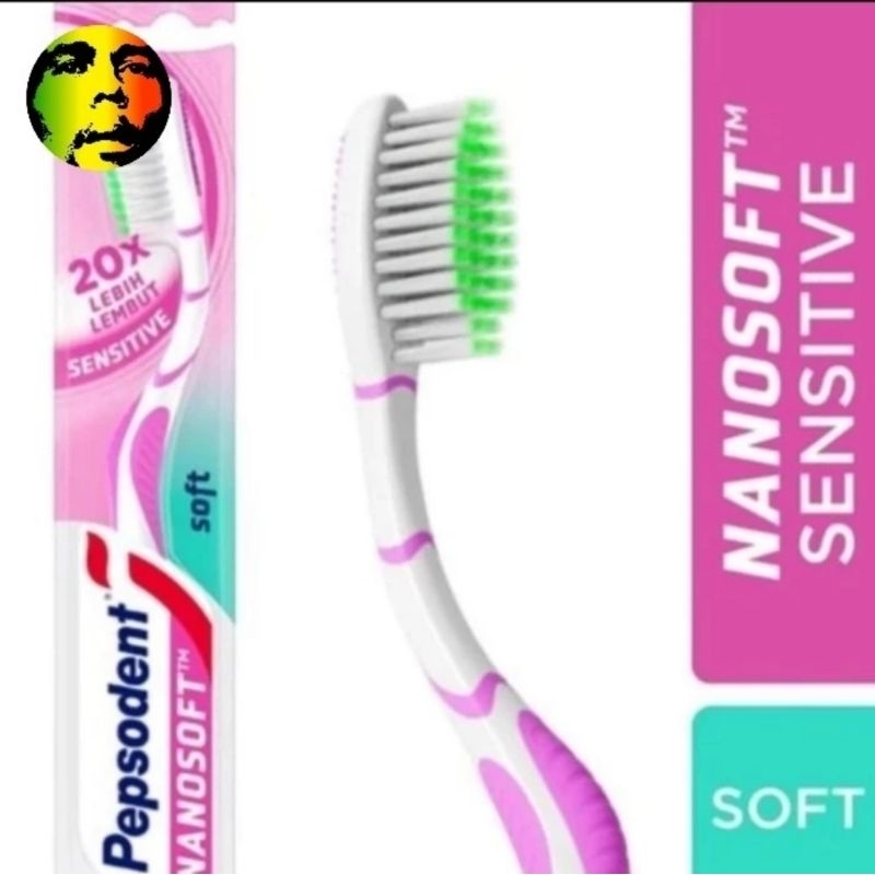 Pepsodent sikat gigi nano soft sensitive