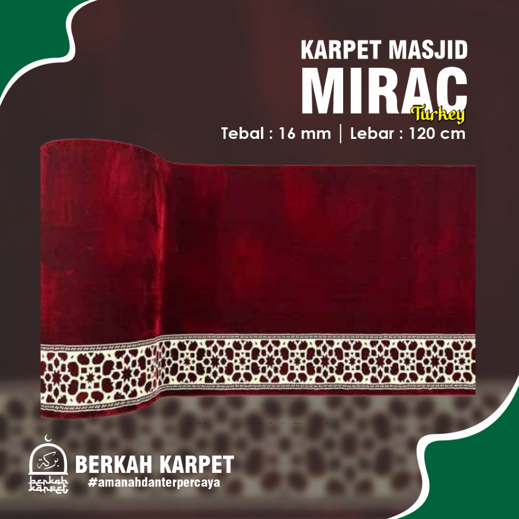 KARPET SAJADAH MASJID MIRAC TURKI
