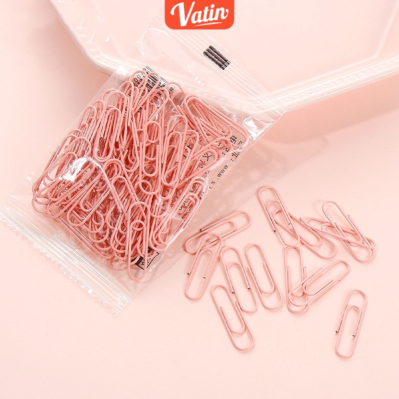 

Paper clip metalik/clip metalik/jepitan kertas/klip kertas/klip warna/paperclip/metallic-Vatin_Shop