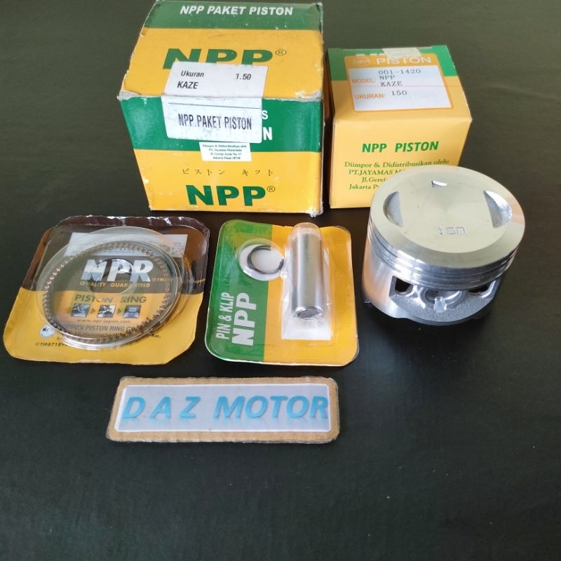 PISTOK KIT SEHER PAKET KAZE KAZE SIZE 150 ORIGINAL NPP