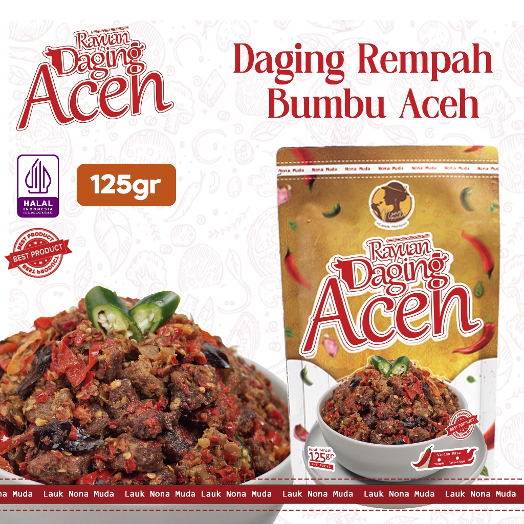 

NonaMuda Lauk Siap Saji Daging Sapi Pedas Bumbu Rempah Aceh (2 - 5 Porsi)