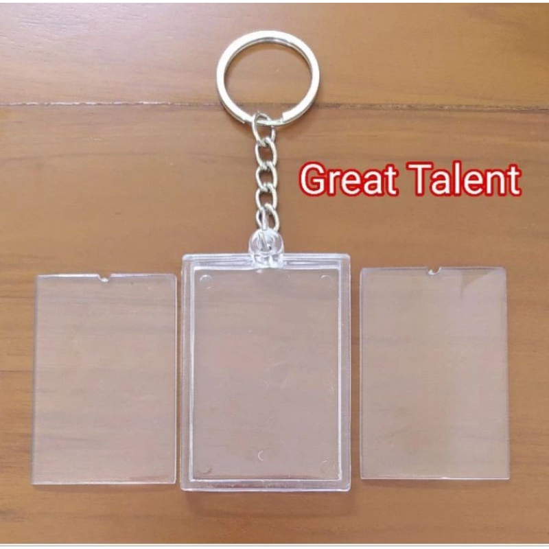 Gantungan Kunci Akrilik insert Paper