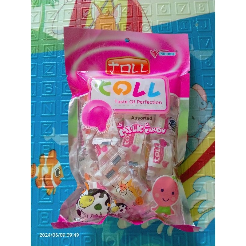 

permen toll candy milk 120gr / permen susu isi selai buah bermacam