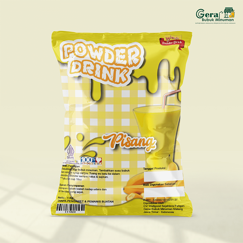 

1KG BUBUK MINUMAN PISANG BANANA