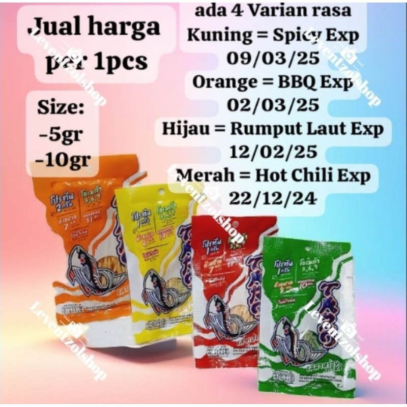

TARO juhi Fish Snack Thailand Cemilan seafood HALAL//ORI SNACK THAILAND