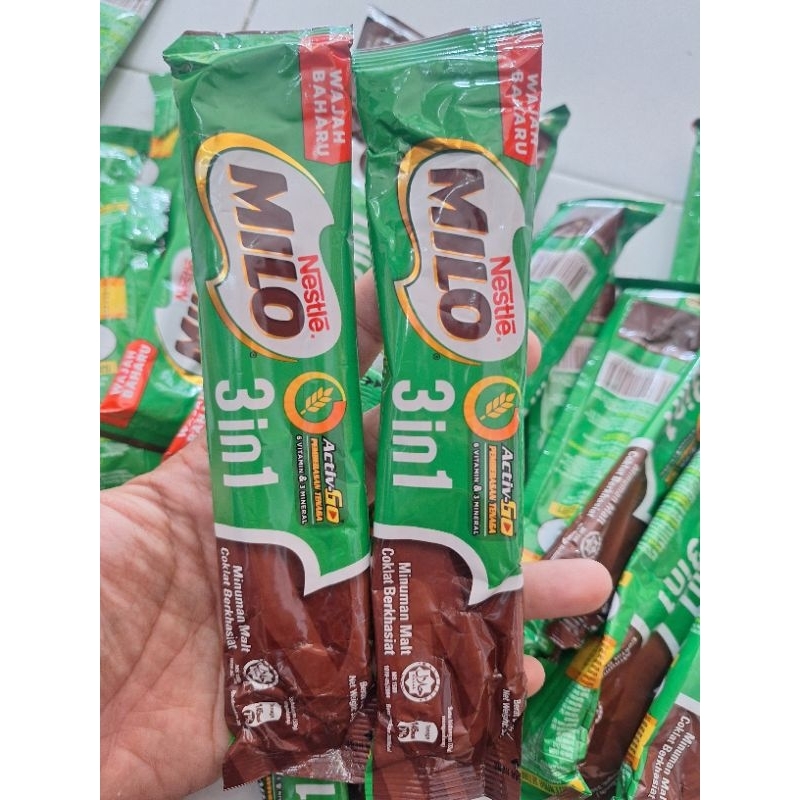 

MILO STIK 3 IN 1 ORIGINAL 10000% MALAYSIA / MILO SASHET ECER ASLI MALAYSIA