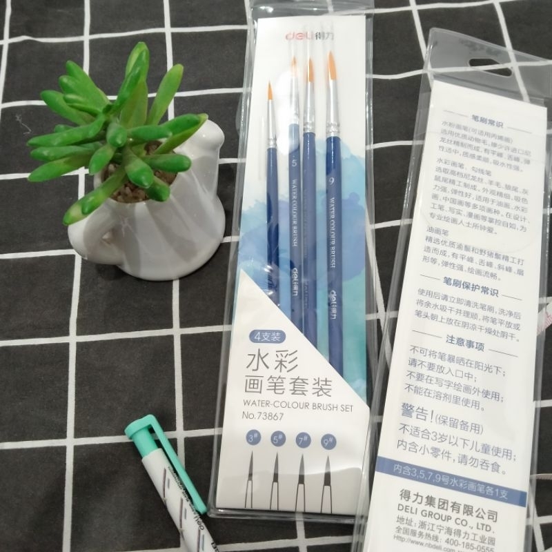 

kuas | deli | isi 4 pcs