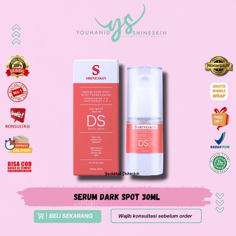SHINESKIN ORIGINAL  100% SERUM DARK SPOT, Serum flek hitam